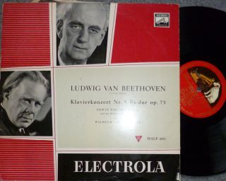 Furtwangler Edwin Fischer Beethoven Electrola Walp 1051