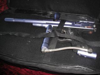 PMI Piranha Eforce SRT Full Burst purple Black Paintball Gun Marker