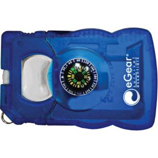 eGear Survival Card Tool Compass Magnifier Can Bottle Opener