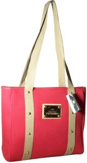 Egon Furstenberg Italian Handbag Red Purse Shoulder Bag