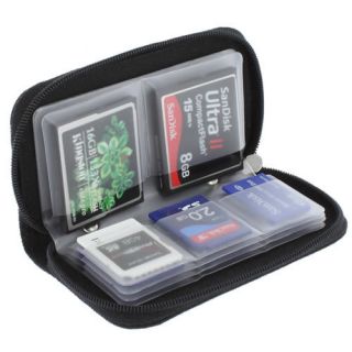 Memory Card Storage Carrying Case Holder Wallet for CF SD SDHC MS DS