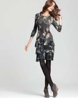 EDUN NWT Marble Print Long Sleeve Dress Size S NWT $298