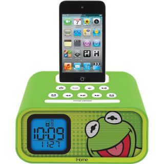 Kid Designs DK H22 iHome/Disney Alarm Clock Speaker for iPod   Kermit