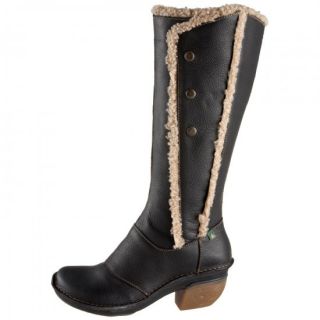 El Naturalista Black Leather Boots Euro 40 $349 US 10 Spain Recycled