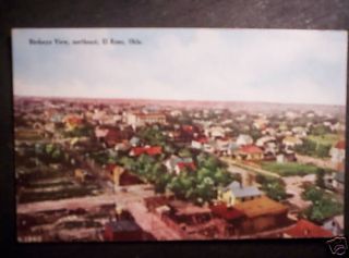 1910s Postcard Street Scene View El Reno Oklahoma OKLA