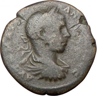 Elagabalus 218AD Nicopolis Ad Istrum Authentic Ancient Roman Coin with