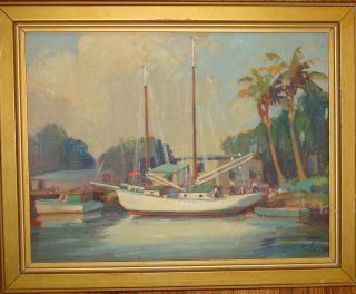  Early Florida Painting