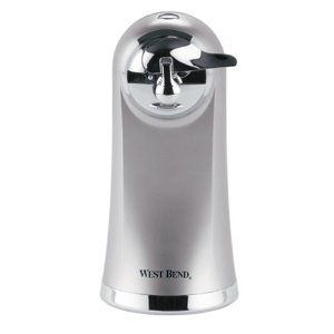 New West Bend 77203 Electric Can Opener Metallic