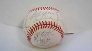  Orioles Team Signed Ball 32 Signatures PSA DNA Earl Weaver