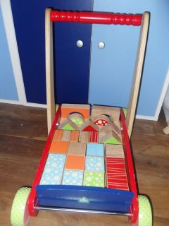 Early Learning Centre Wooden Toddle Truck Walker Activity Toy 12 M ELC