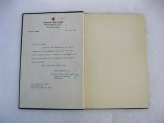 Dunant A Memory of Solferino 1939 Signed by American Red Cross