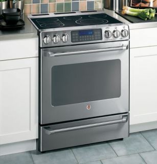 GE Cafe 30 Electric Convection Range CS980SNSS, *DEMO