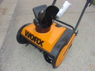 Worx WG650 18 Electric Snowblower Snow Blower Thrower