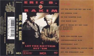  Rakim Let The Rhythm Hit Em New York Rap Hip Hop Classic