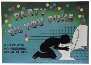  Party 'Til You Puke Adult Drinking Board Game