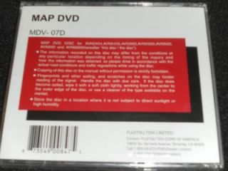 Eclipse Navigation Map Update DVD MDV 07D Ver 2 1 AVN2454 AVN50D