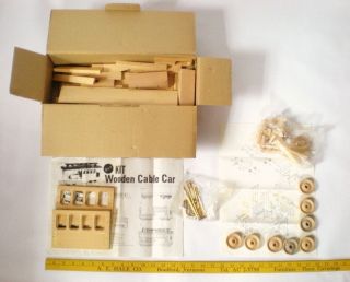  DIY Wooden Cable Car Kit 15" Model KC 25
