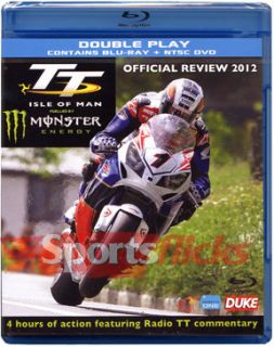 TT Isle of Man 2012 Blu Ray DVD Combo Pack Motorcycle Racing Movie