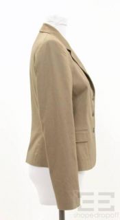 Elie Tahari Tahari 2pc Brown Blazer Jacket Set Size 4 6