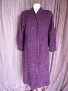 Elisabeth Jonsson Brown Weaver Artisan Handwoven Coat S