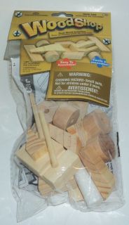 Woodshop Real Wood Activities Craft Easy to Assemble Race Car NIP