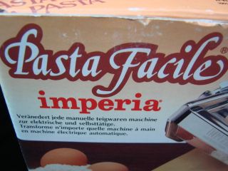 Pasta Facile Imperia Electric Motor For Pasta Machine Ravoli Noodles