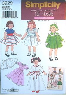 18 Doll Clothes Easy Sew Pattern Fits American Girl Cape Vest Coat