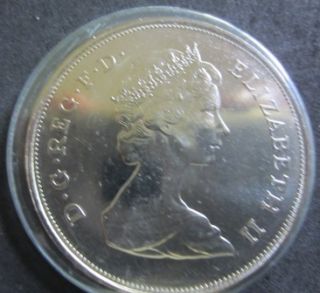 1981 Elizabeth II D G Reg F D Coin
