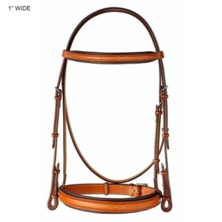 EDGEWOOD Fancy Stitched Padded Bridle   Size HORSE   1 WIDE