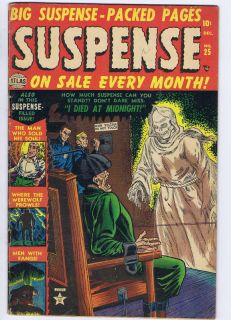 Suspense 25 Atlas 1952 Electric Chair Cover Story