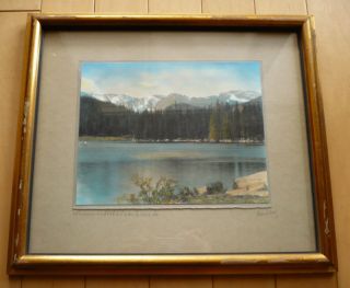 Standley Antique Echo Lake Colorado Signed Listed