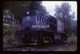  Slide Middle Fork Railroad Whitcomb 10 in 1962 at Ellamore WV