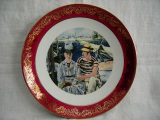 Argenteuil Edouard Manet Limoges Museum Collector Plate