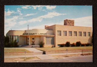 1950s Ector County Library Bicycle Rack Odessa TX Ector