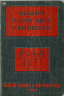 Allied Radio Data Handbook 1943 Reference Electronics