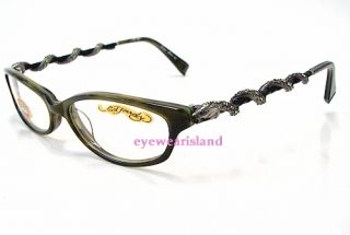 Ed Hardy EHO710 Eyeglasses EHO 710 Olive Optical Frame