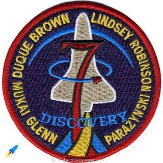 NASA Space Shuttle STS 95 Mission Patch John Glenn