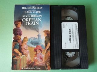 Orphan Train Glenn Close Jill Eikenberry Kevin Dobson VHS