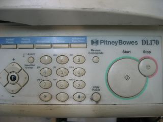 Pitney Bowes DL170 Ltr Laser Copier Printer Fax Machine