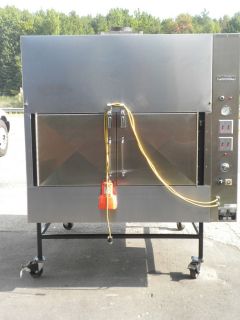 Ole Hickory El Ed Wood Fired LP Gas Rotisserie Smoker