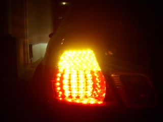 Depo 1999 2003 BMW E46 2D Coupe Red Smoke Smoked LED Rear Tail Light