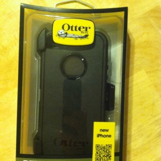 Otterbox Defender Holster Case for iPhone 5, Black, Authentic & New
