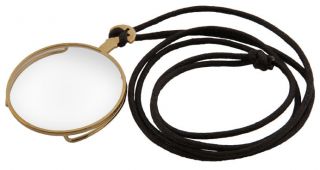   Victorian Clear Costume Monocle with Gold Rim Eyepiece Elope NEW