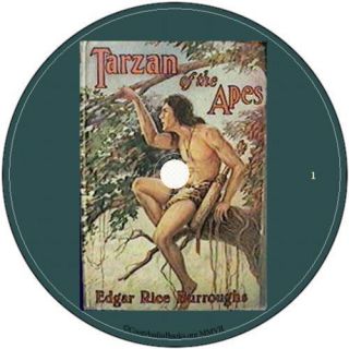 Tarzan Of The Apes, Edgar Rice Burroughs 10 audio CDs unabridged audio