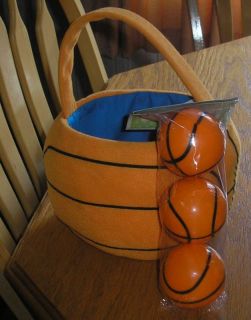 Basketball Easter Basket with Basketball Egg Containers