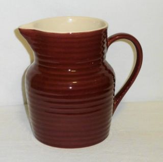 Emile Henry le Potier Serving Table Pitcher Burgundy New Unused w Tags