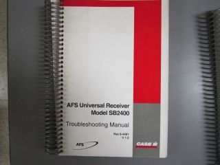 Case IH AFS Univ Receiver SB2400 Troubleshooting Manual