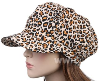 Tiger Fashion Eight Panel Cap Apple Newsboy Hat NE732