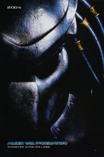 Alien vs Predator Movie Poster 2 Sided Original Advance Predator 27x40