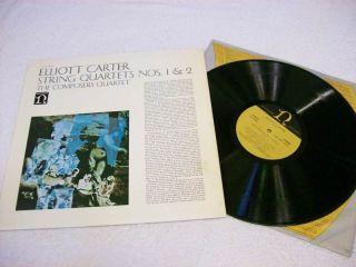 Elliott Carter String Quartets No 1 2 Nonesuch